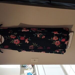 Jessica Howard 3X Black Floral dress